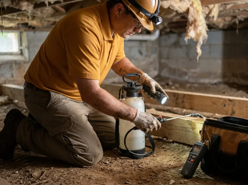 Crawl Space Pest Control in Mechanicsville, VA